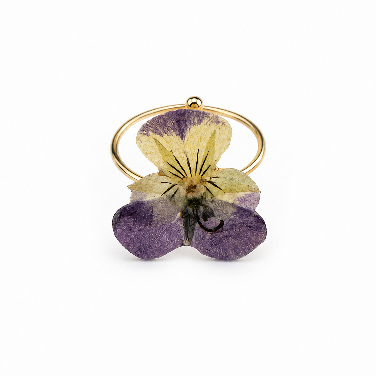 Anillo Naia - Flor preservada