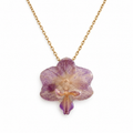 Collar Lila Suave · Orquídea preservada