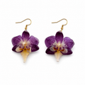 Pendientes Leyla - Orquídea preservada
