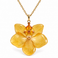 Collar Alba - Orquídea preservada