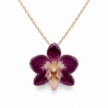Collar Leyla - Orquídea preservada